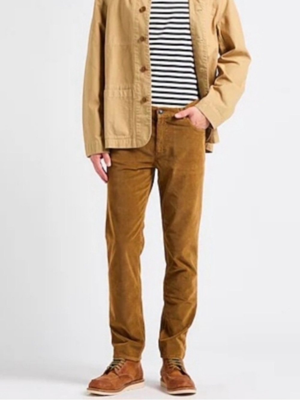 Theory Haydin Corduroy Pants Men’s Size 31 Waist Tan/Orange